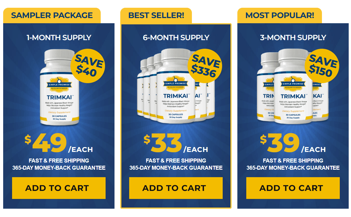 Trimkai weight loss supplement
					 